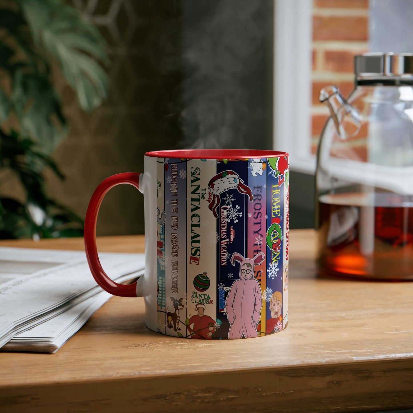 Festive Two-Tone Coffee Mug | 11oz Holiday Movie Collection