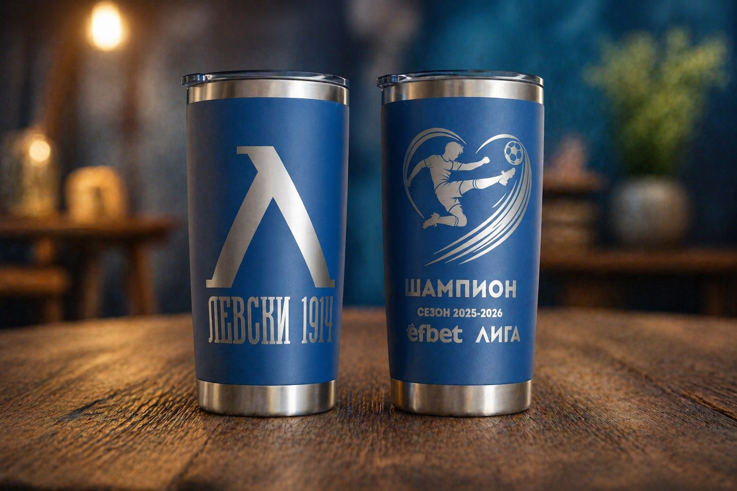 Levski Champion 2025–2026 Tumbler