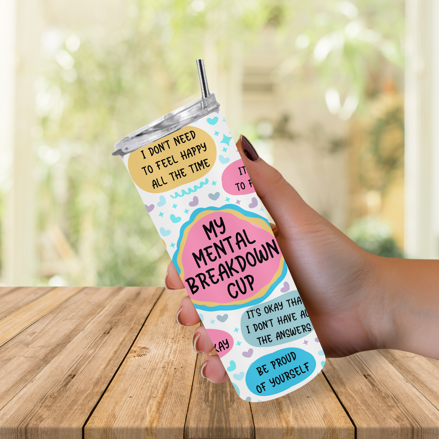 Mental Breakdown" Tumbler – 20oz
