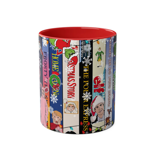 Festive Two-Tone Coffee Mug | 11oz Holiday Movie Collection