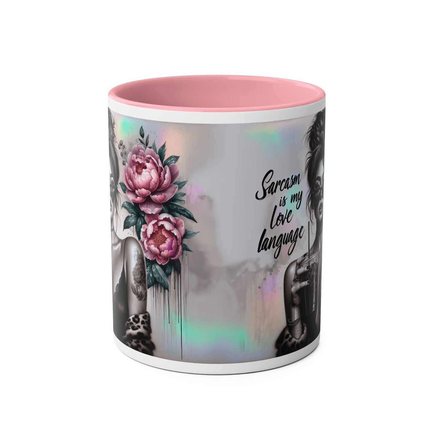 Mug with Color Inside Sassy Girl