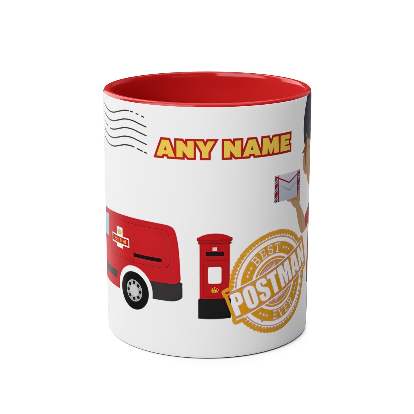 Customized Two-Tone Coffee Mug - Perfect Gift for Postal Workers