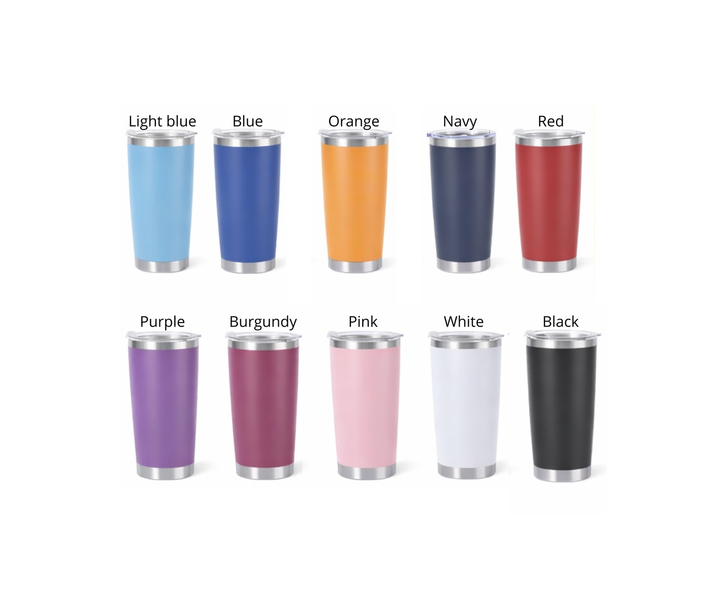 Personalised Insulated Coffee Mug Travel Cup Laser Engraved Double Walled 500ml