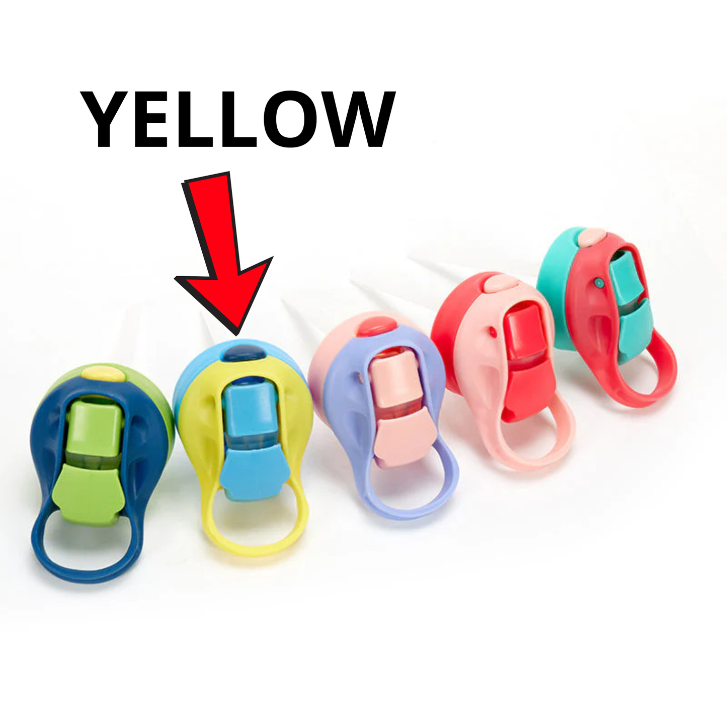 Spare Lid Kids Colourful Water Bottle, Flip lid Integrated Straw 12oz