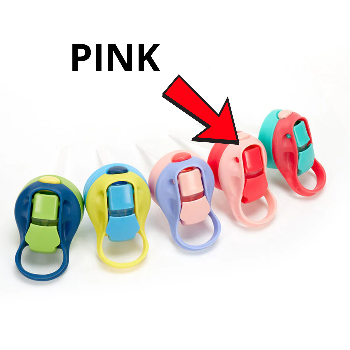 Spare Lid Kids Colourful Water Bottle, Flip lid Integrated Straw 12oz